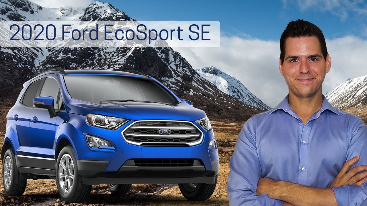2020 Ford EcoSport SE - 2020 Ford Ecosport SE features - Cars with Steve - Ecosport se fold back seats