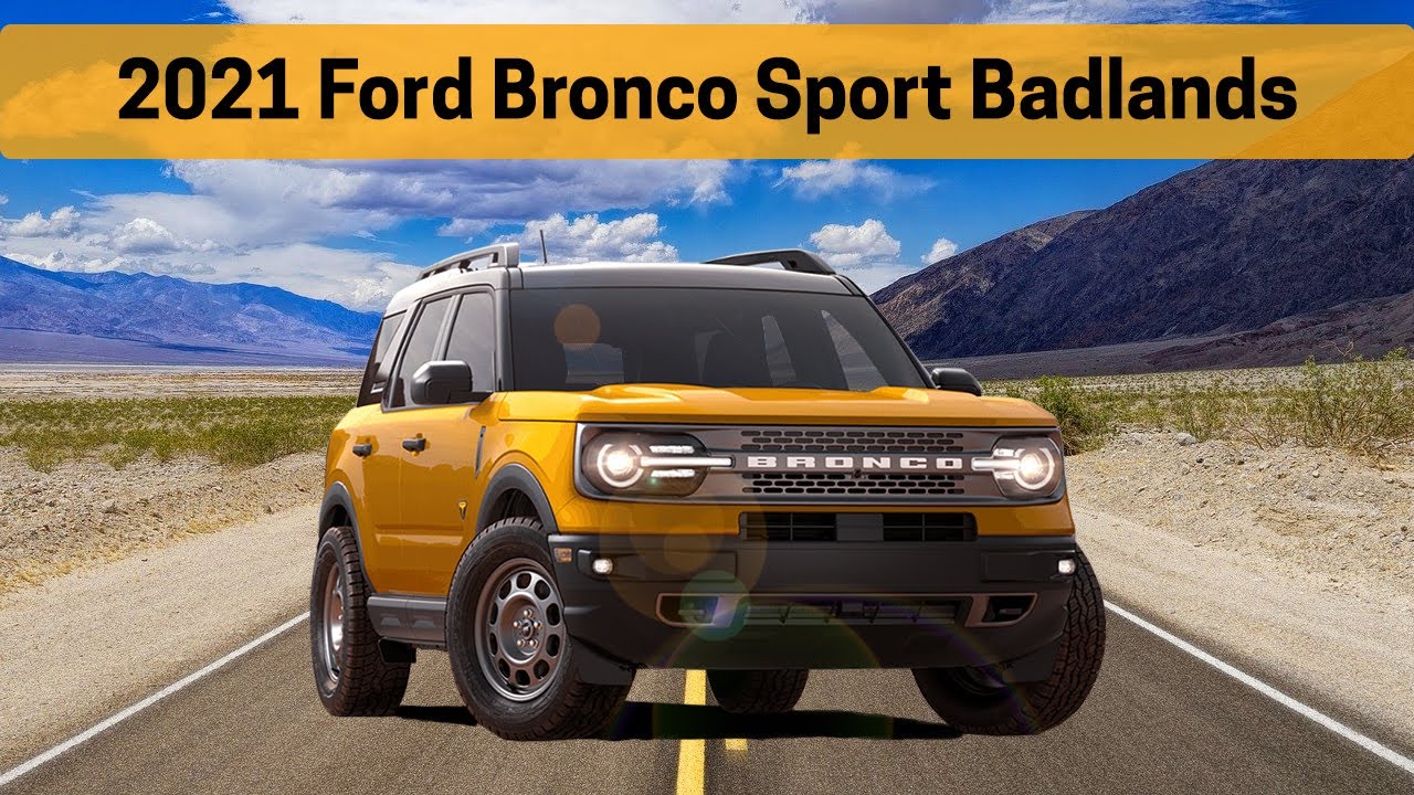 2021 Ford Bronco Sport Badlands - bronco sport sync3 - bronco sport cargo dimensions - bronco sport badlands
