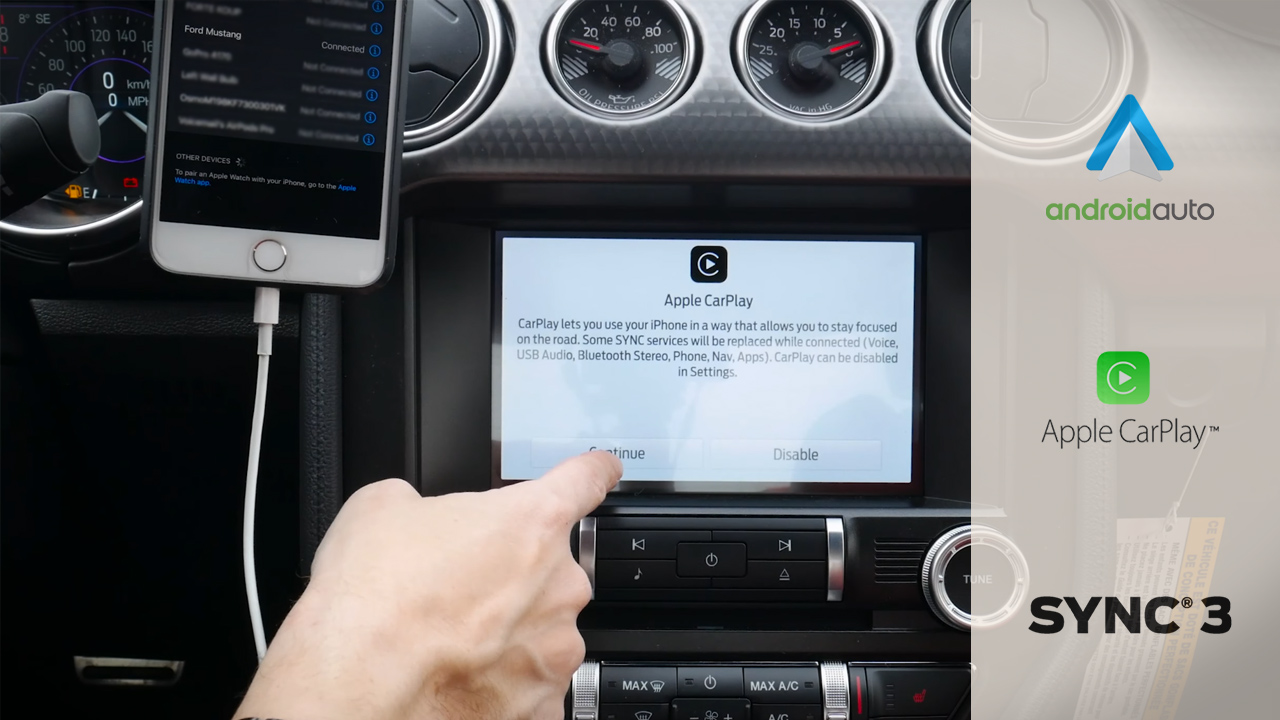 2022 ford mustang sync3 - ford mustang sync3 - mustang connect a phone - mustang add phone - mustang android auto - mustang apple carplay