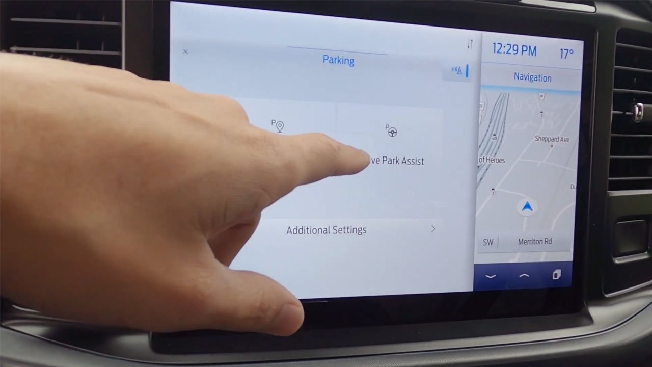 How to use park assist in the ford F150 - park assist ford f150 - f150 park assist - using park assist in ford f150 final