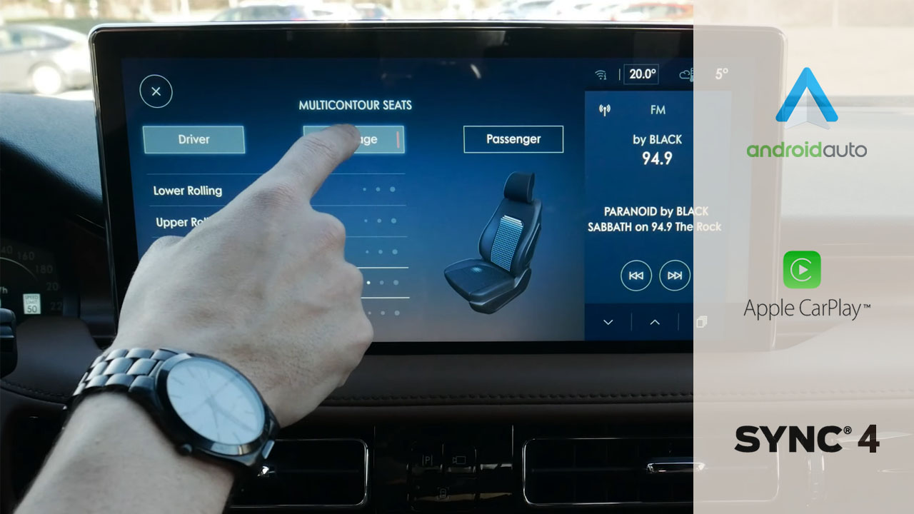 Lincoln nautilus Sync4 - lincoln nautilus sync4 - lincoln nautilus media screen - lincoln nautilus navigation