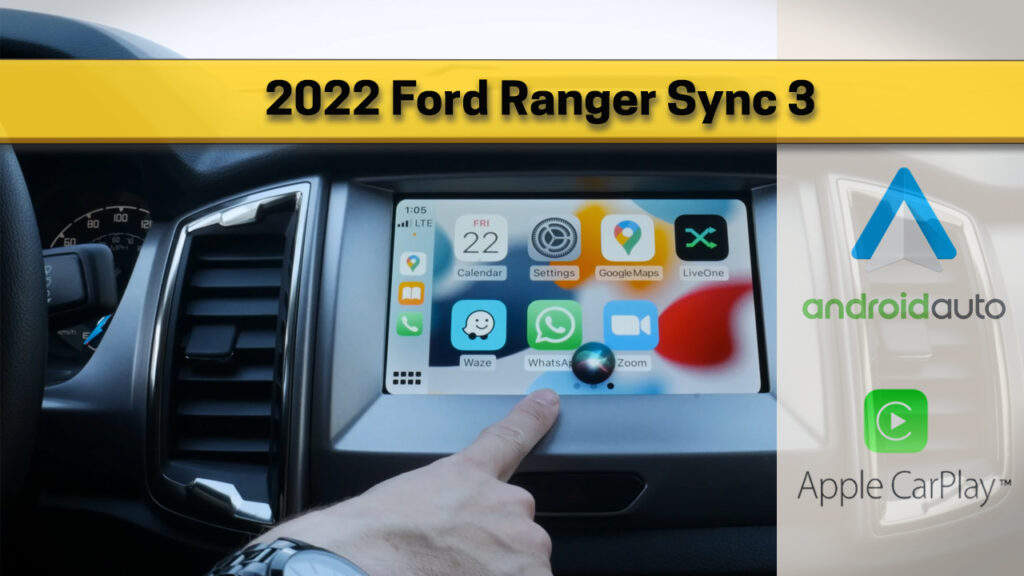 Sync3 in the 2022 Ford Ranger | Connecting a phone, setting up CarPlay ...