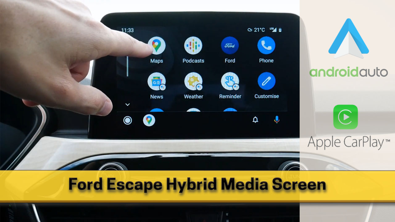 ford escape hybrid sync3 - ford escape android auto - ford escape apple car play- escape plugin media screen - escape hybrid sync3 final