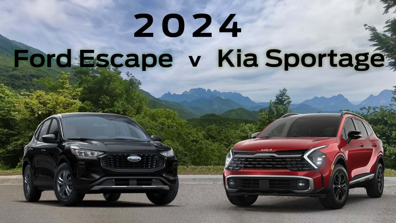 ford escape vs kia sportage - kia sportage vs ford escape - sportage vs escape - escape vs sportage - 2024 ford escape - 2024 kia sportage